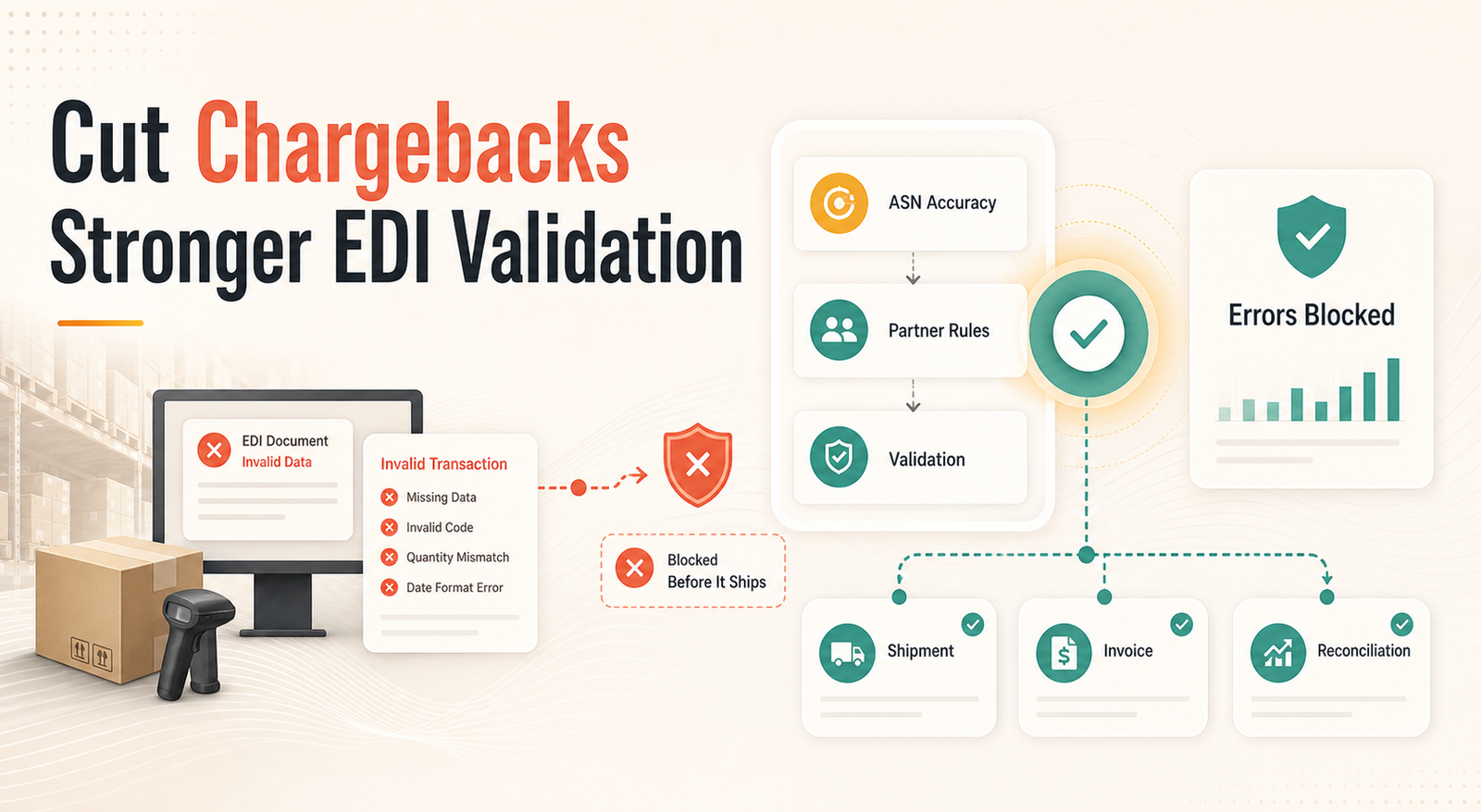How to Cut Chargebacks with Stronger EDI Validation