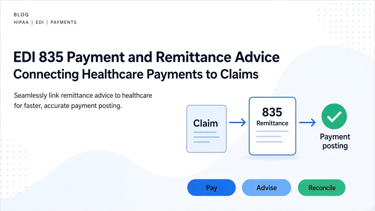 EDI 835 Payment and Remittance Advice: Connecting Healthcare Payments to Claims
