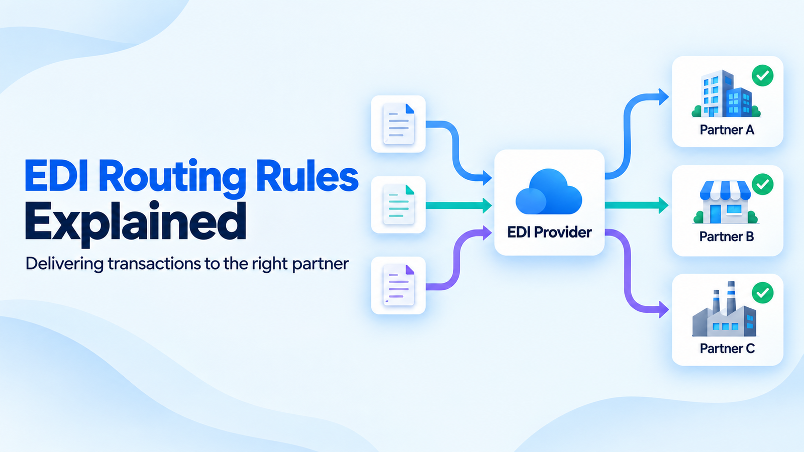 EDI Routing Rules Explained: How EDI Providers Deliver Transactions to the Right Partner