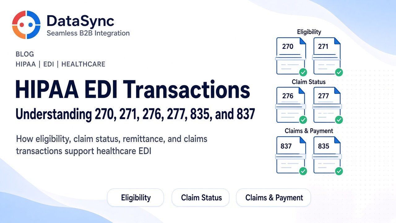 HIPAA EDI Transactions: Understanding 270, 271, 276, 277, 835, and 837